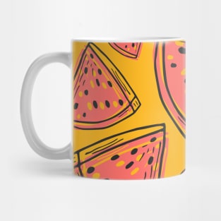 Feel Watermelon Summer Pattern Mug